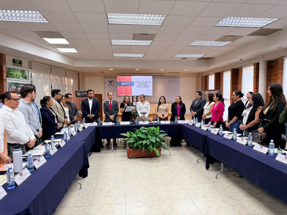 Consolida Gobierno de Morelos coordinación jurídica para fortalecer la certeza en la administración pública