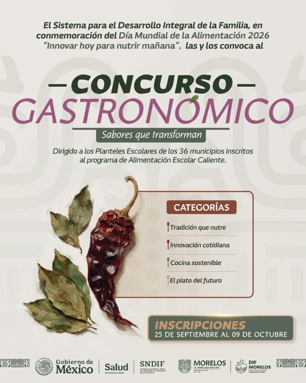 Abre SEDIF convocatoria para el concurso gastronómico “Sabores que Transforman” 2026