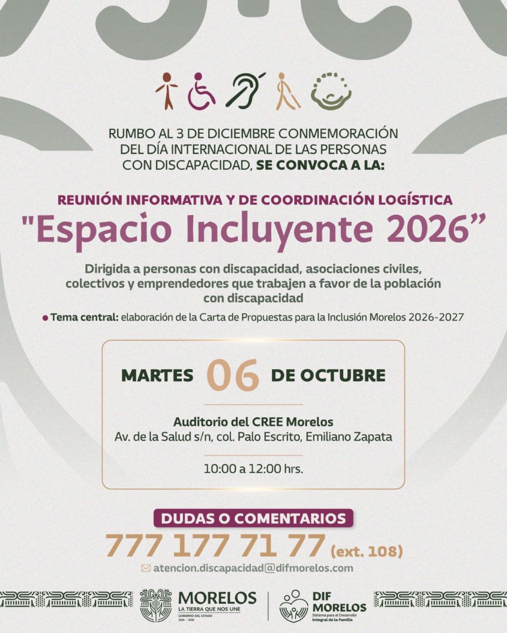 Convoca SEDIF a sumar proyectos para fortalecer la inclusión de personas con discapacidad