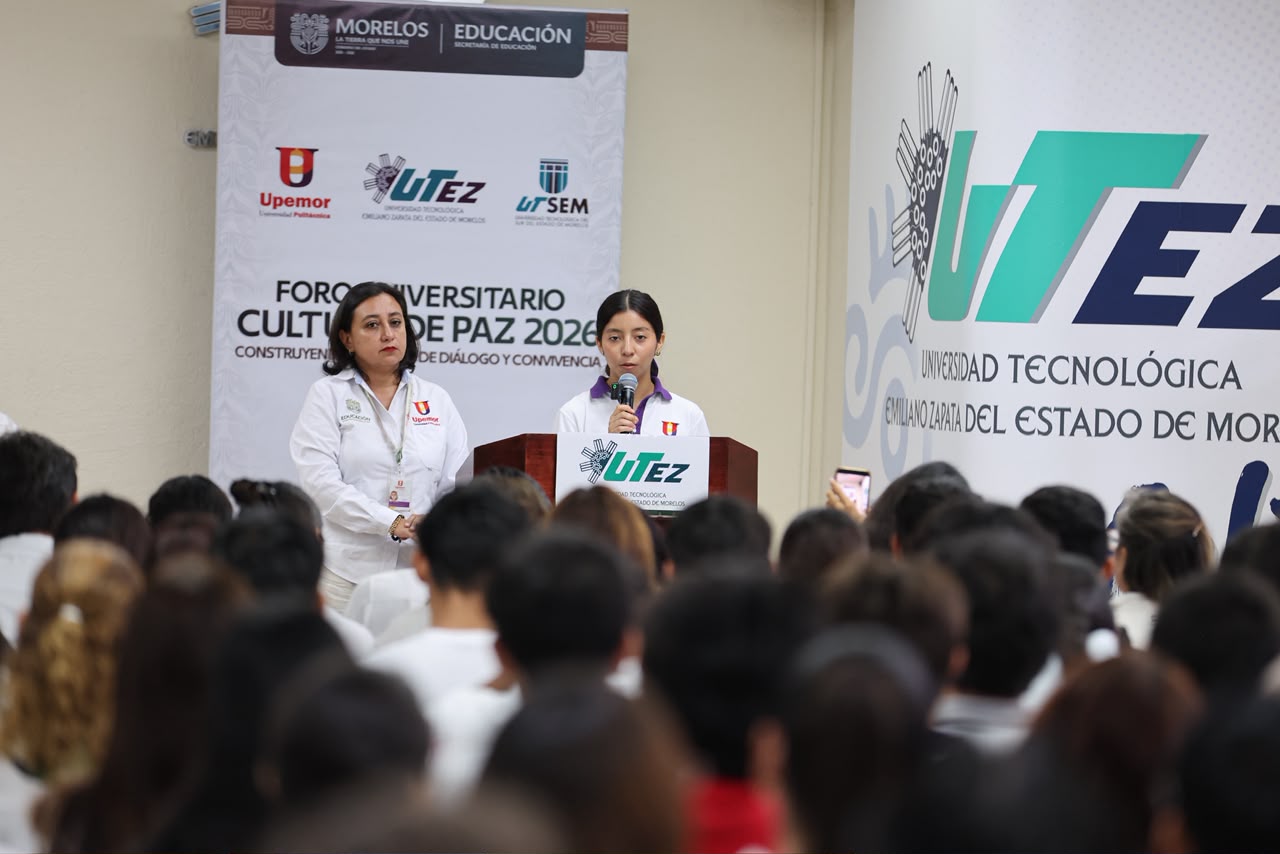Construyen juventudes universitarias acuerdos para la paz en Morelos
