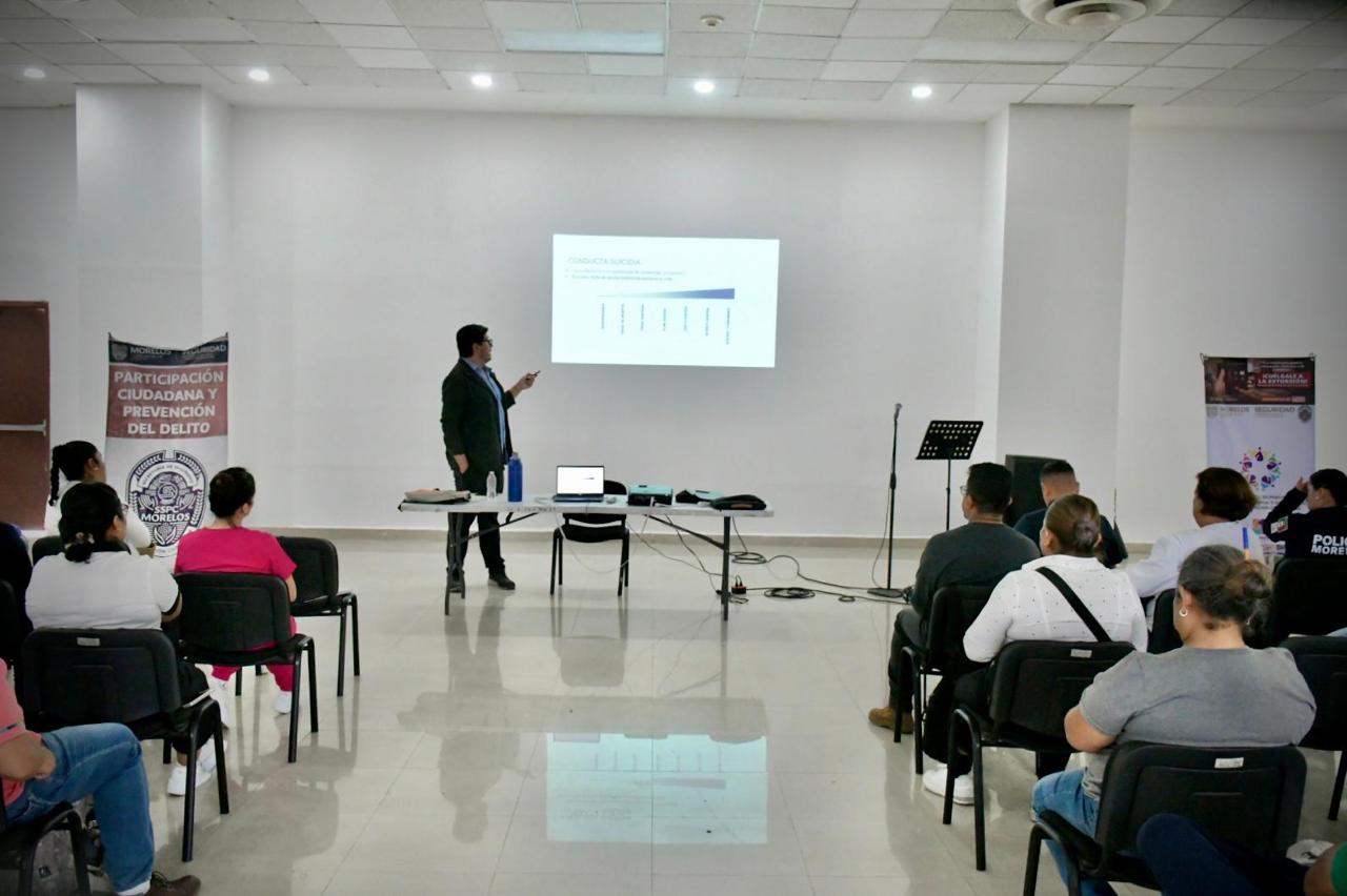 Impulsa SSPC Morelos taller de “Prevención del Suicidio” a enlaces de prevención social e instancias de la mujer