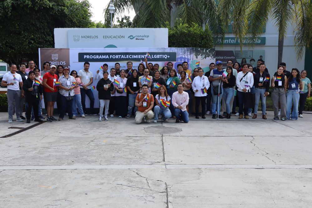 Avanza Morelos en capacitación para fortalecer los derechos y la inclusión de la comunidad LGBTIQ+