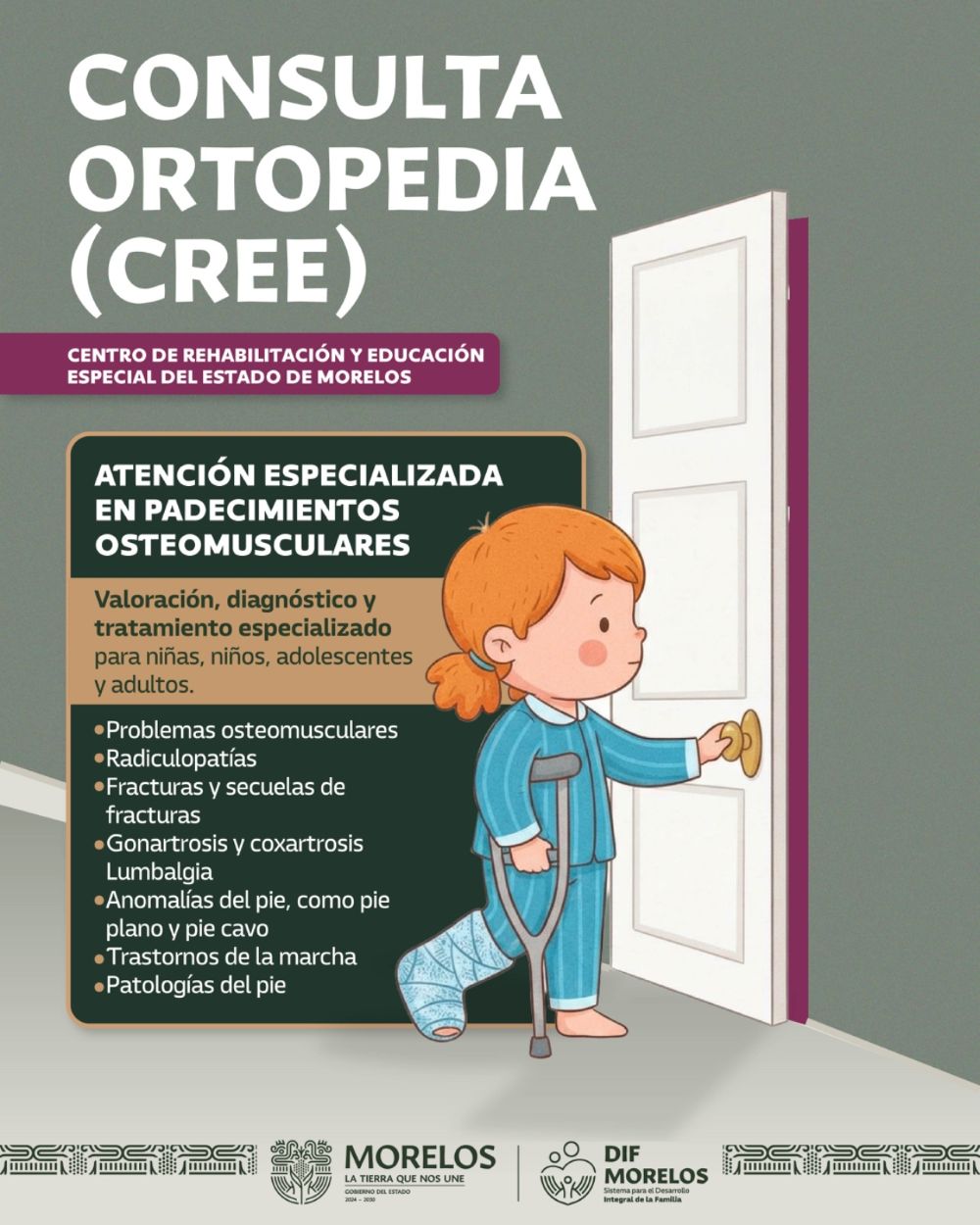 Ofrece SEDIF atención especializada en ortopedia para toda la población