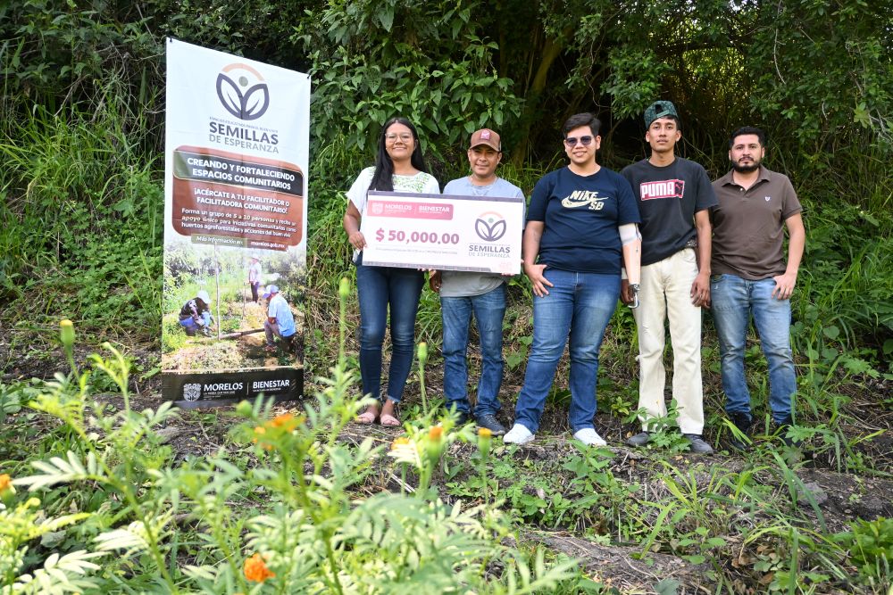 Otorga Gobierno de Morelos 5.5 millones de pesos en apoyos sociales a 110 grupos comunitarios