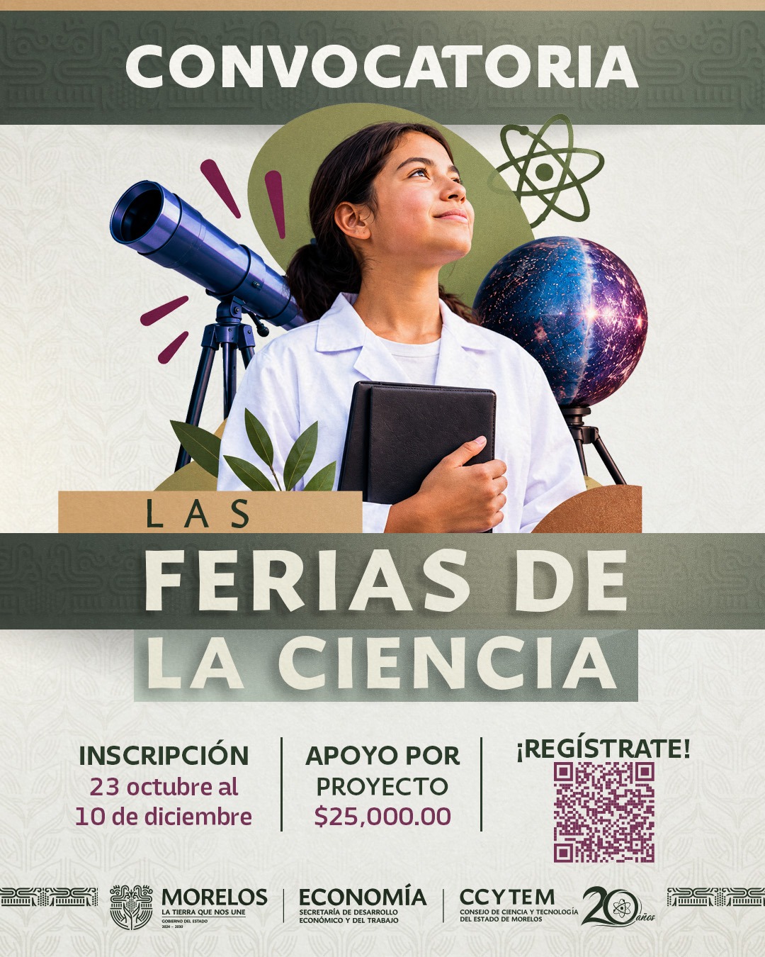 Abre Morelos apoyos para organizar eventos de divulgación científica