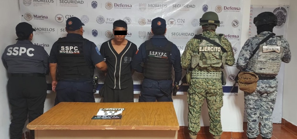 Detienen a hombre con sustancia similar a la droga “Cristal” en Cuautla