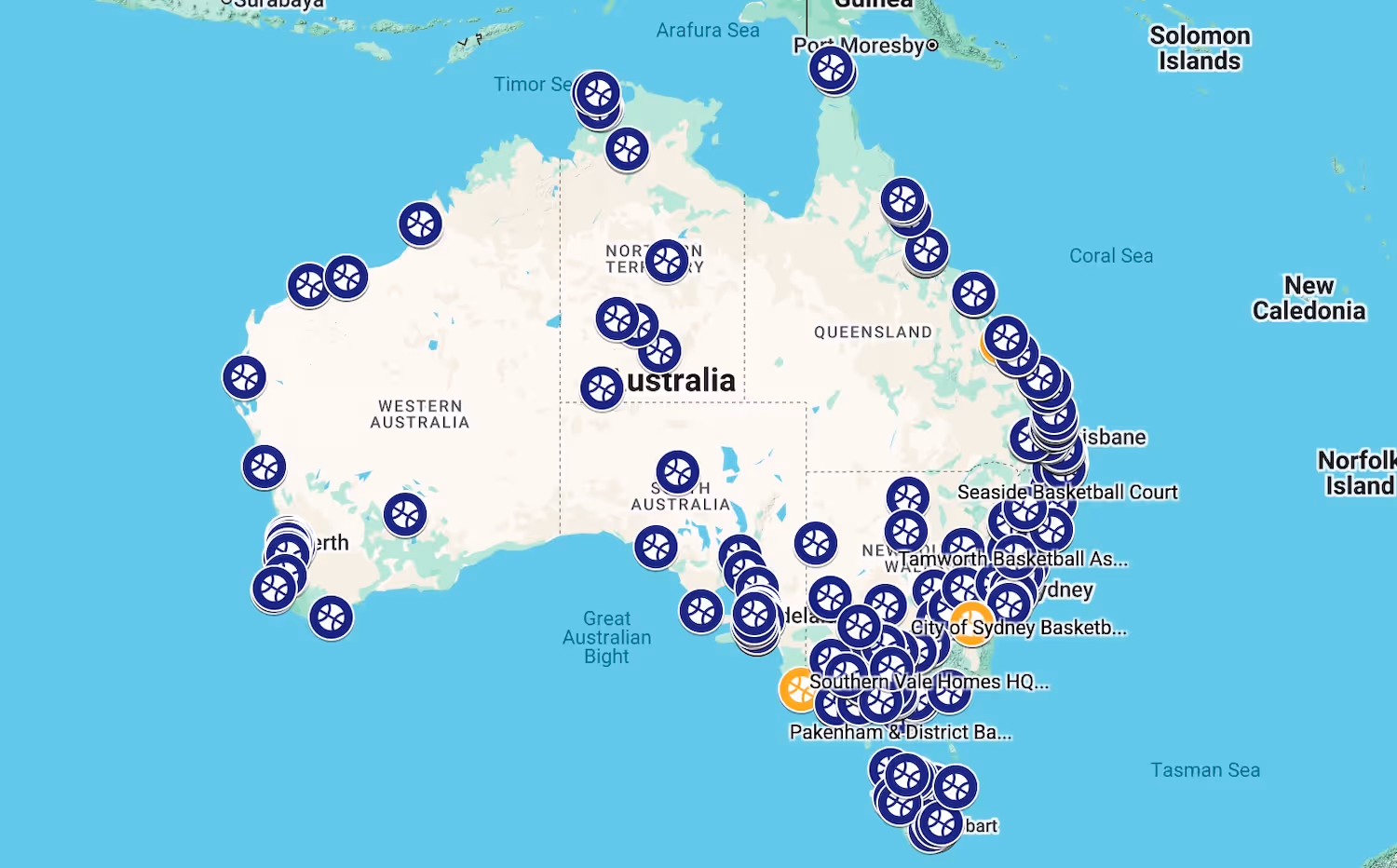 Ultimate list of basketball courts near me