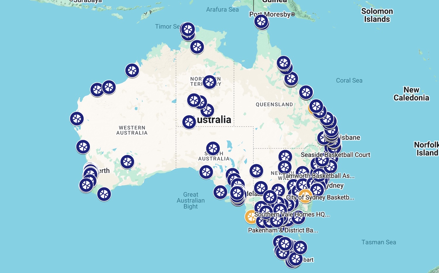 Ultimate list of basketball courts near me