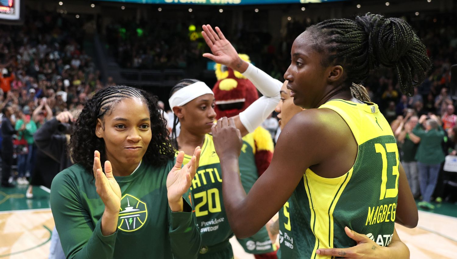 Magbegor helps Seattle Storm into WNBA Playoffs