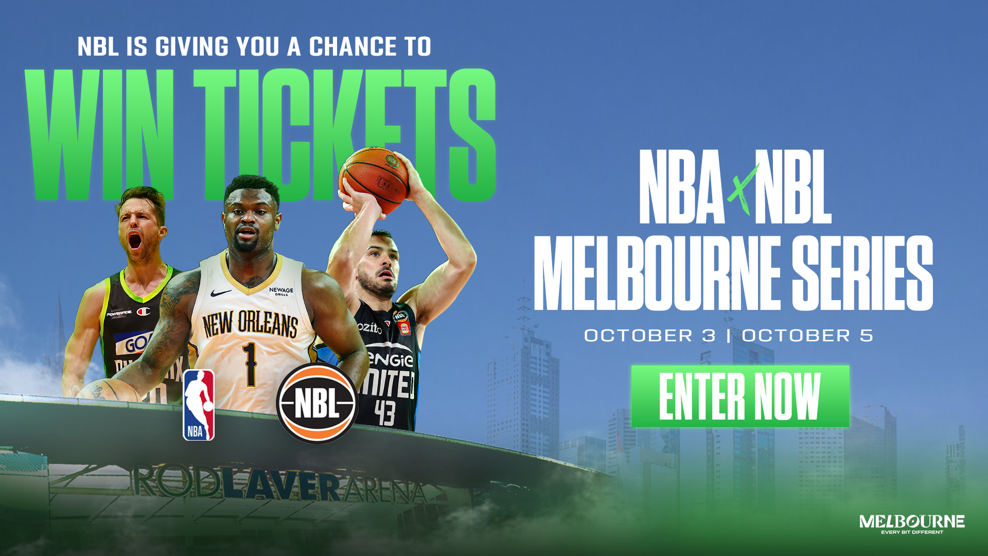 Win tickets to sold-out NBAxNBL series