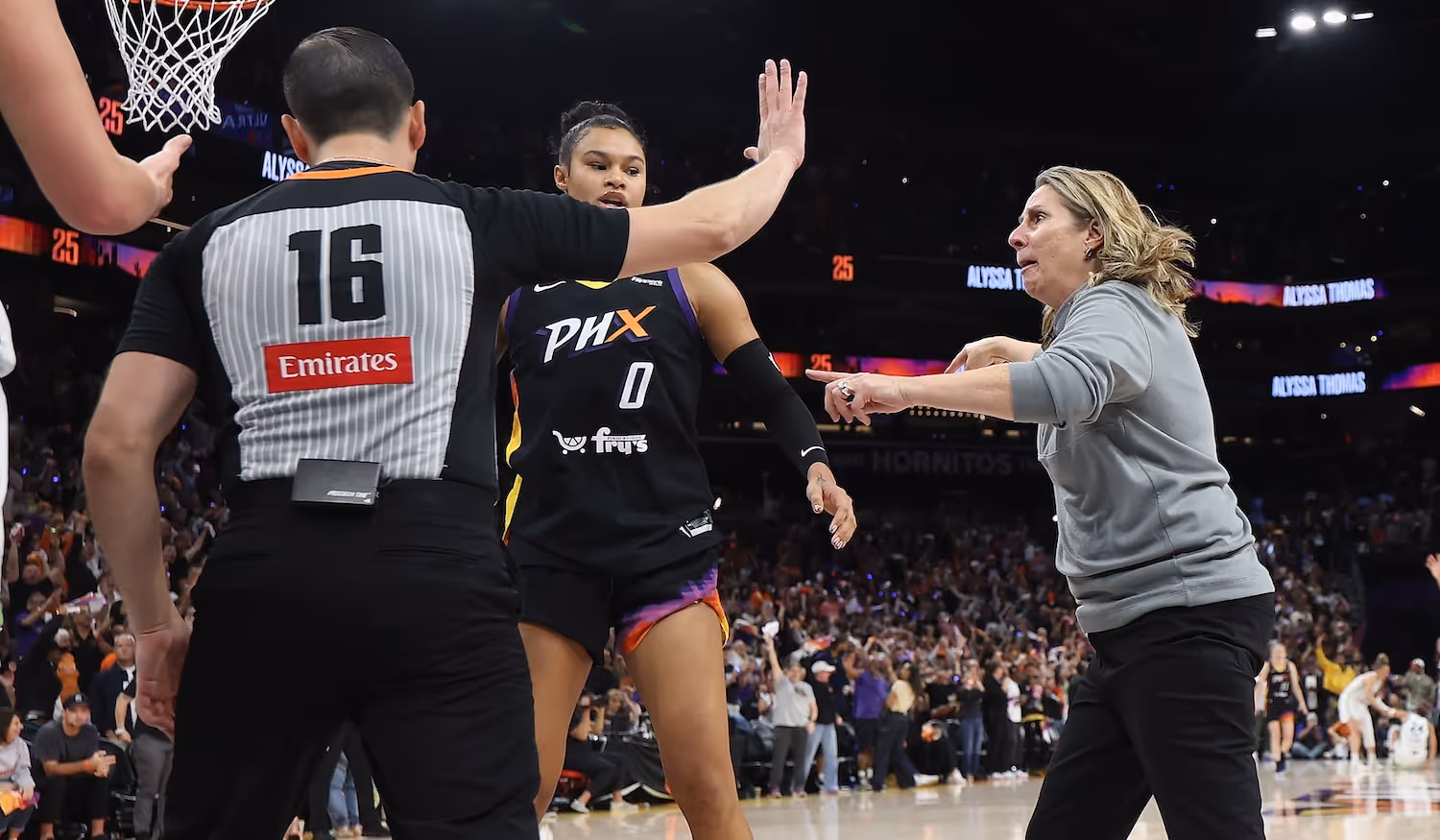 Reeve suspended for Game 4 of WNBA semi-final