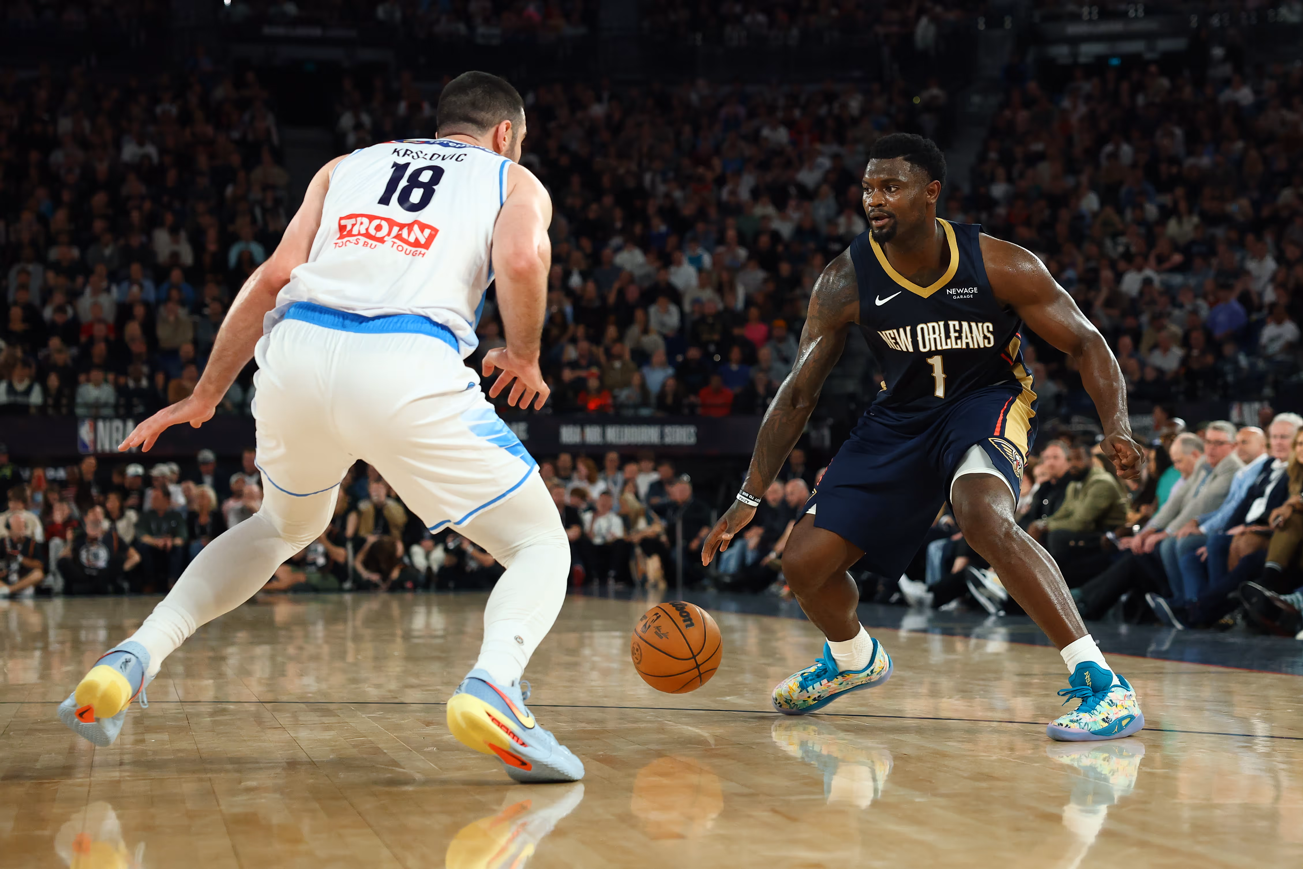 Zion flies high as Pelicans beat United in historic clash