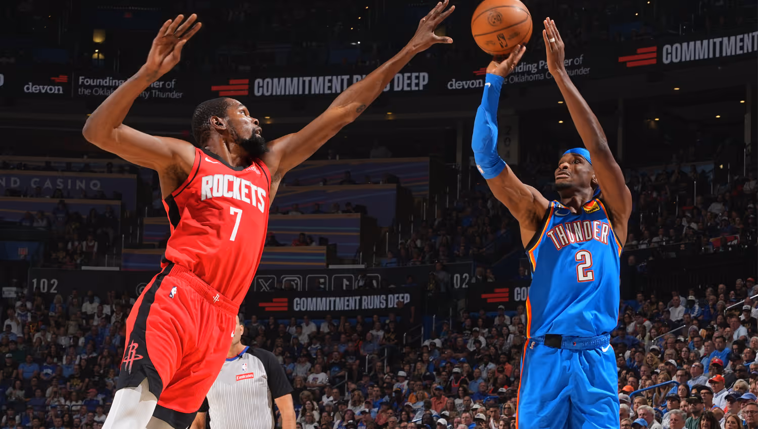 SGA outshines KD as Thunder win double-OT thriller