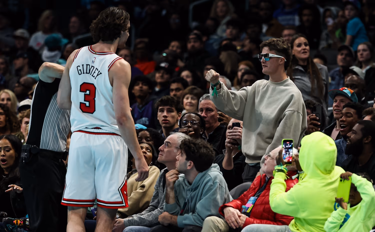 NBA fan EJECTED after stoush with Josh Giddey