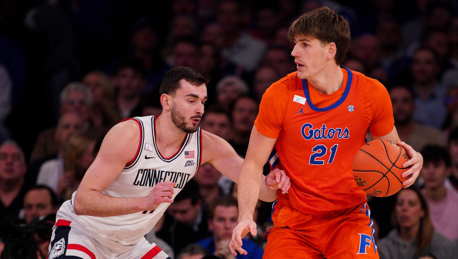 Alex Condon's Gators fall to Huskies in New York