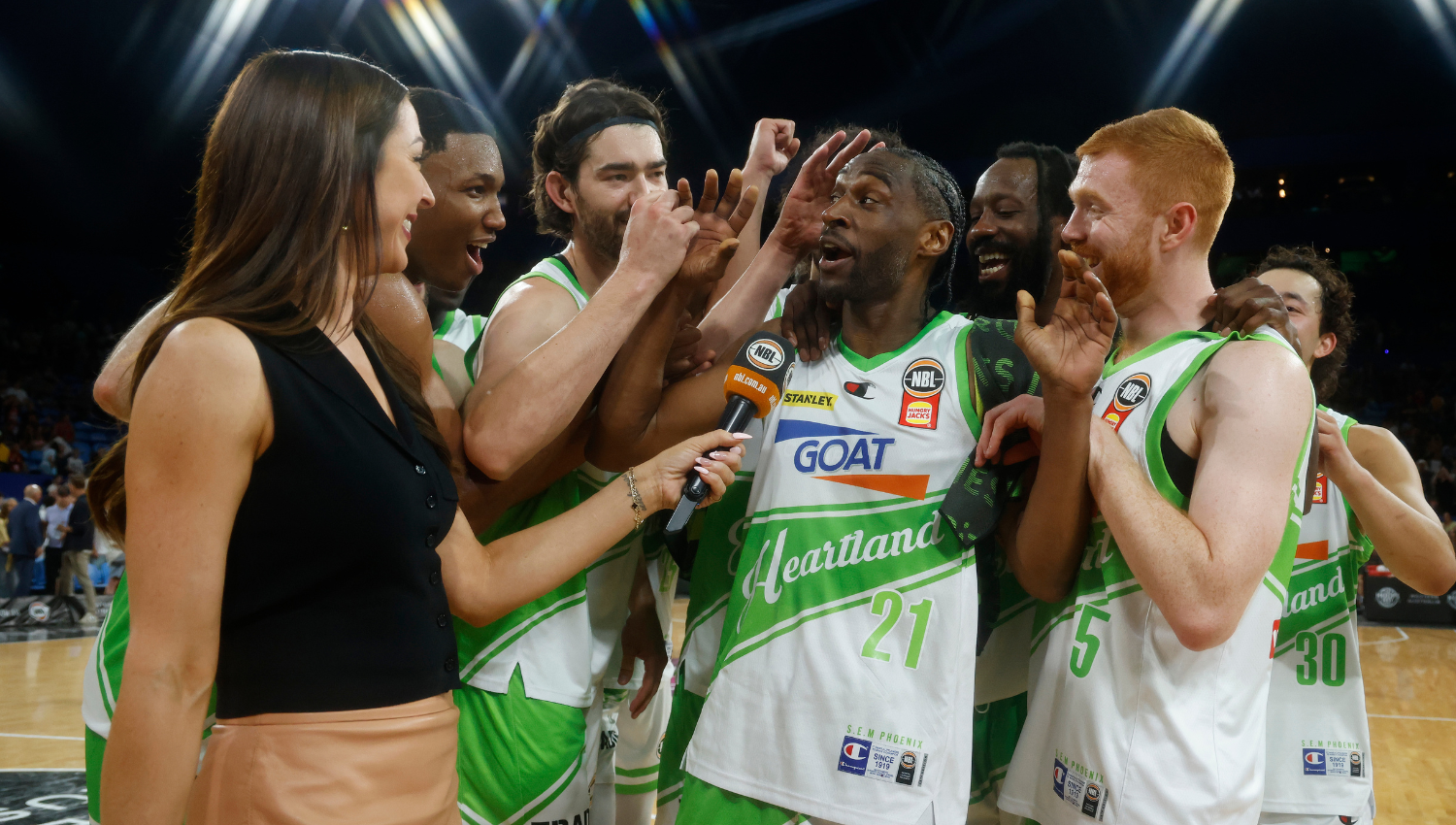 Clark praises teammates for upset win over 36ers