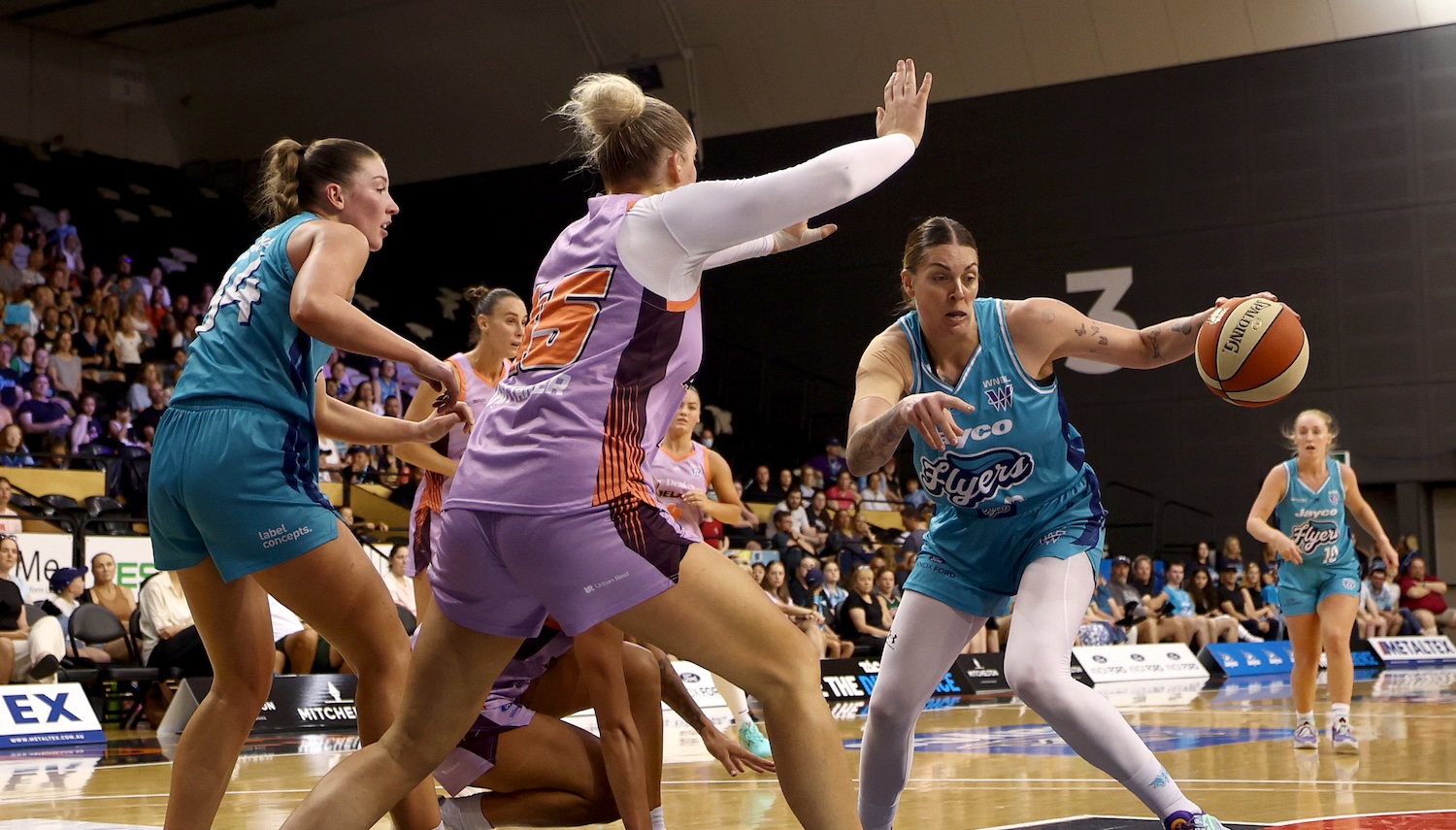 Cayla George dominates as Flyers hold fourth