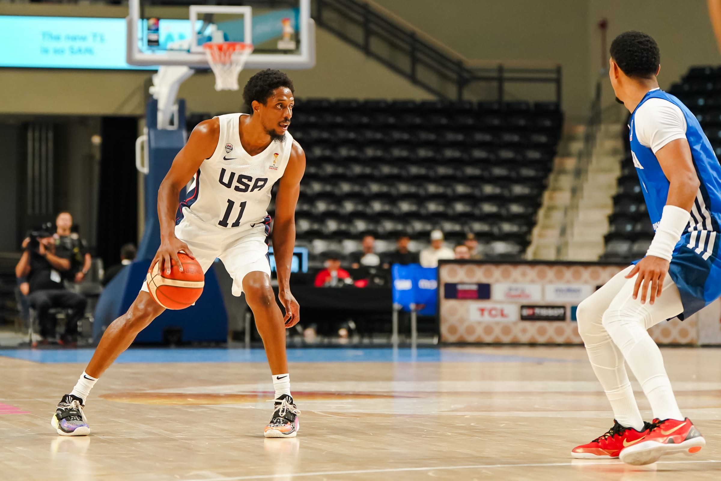 Brandon Knight runs the offense for Team USA