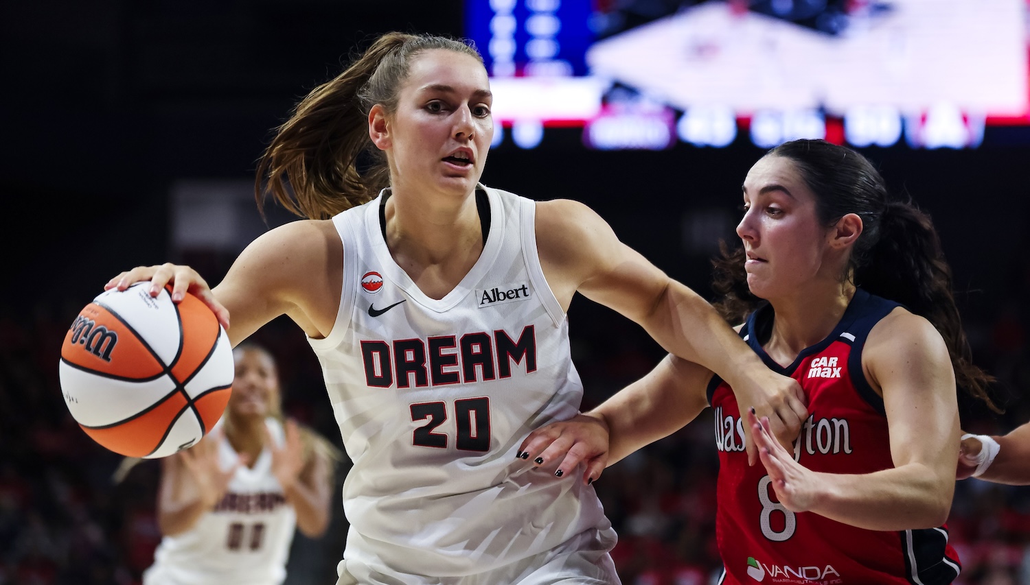 Isobel tolls for Amoore's Washington Mystics in Dream sweep