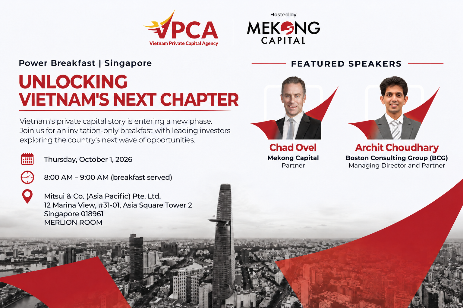 VPCA Power Breakfast | Singapore — Unlocking Vietnam's Next Chapter