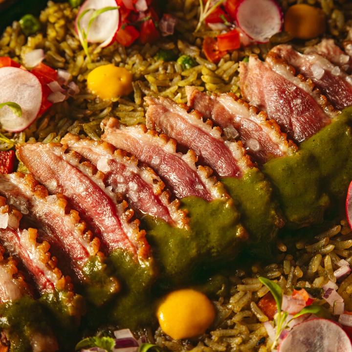 Arroz con pato