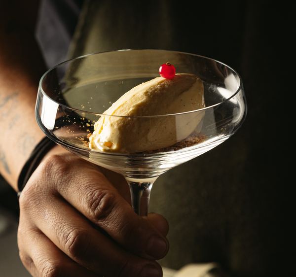 Helado de vainilla