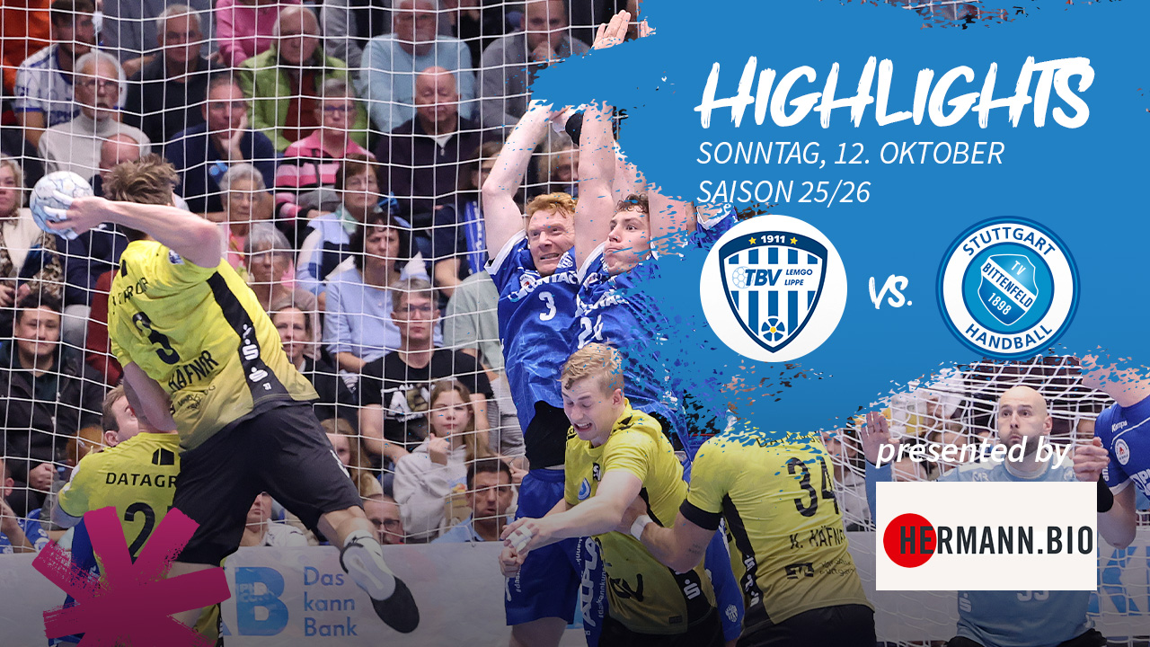 TBV Lemgo Lippe vs. TVB Stuttgart – Highlights DAIKIN HBL – presented by HermannBio