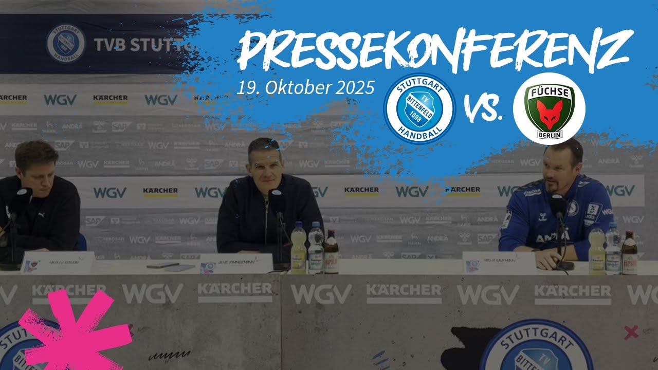 TVB Stuttgart vs. Füchse Berlin – Pressekonferenz