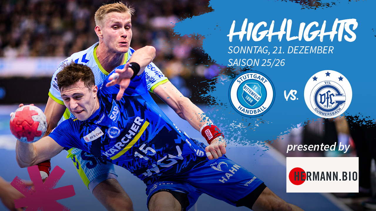 TVB Stuttgart vs. VfL Gummersbach – Highlights | DAIKIN HBL – presented by HermannBio