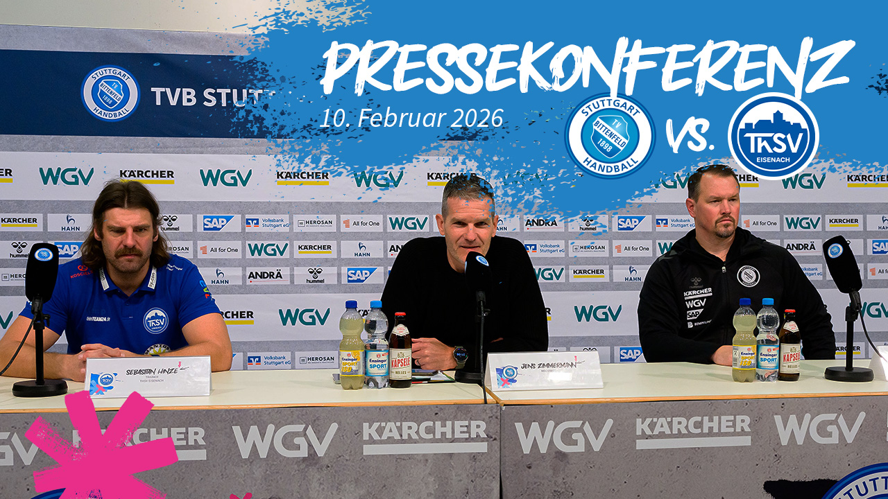 TVB Stuttgart vs. ThSV Eisenach | Die Pressekonferenz nach dem Spiel!