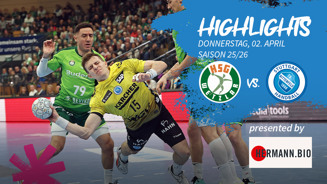 HSG Wetzlar vs. TVB Stuttgart – Highlights | DAIKIN HBL – presented by HermannBio