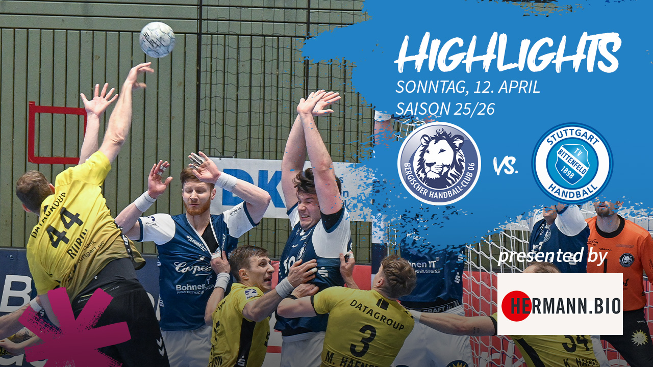 Bergischer HC vs. TVB Stuttgart – Highlights | DAIKIN HBL – presented by HermannBio