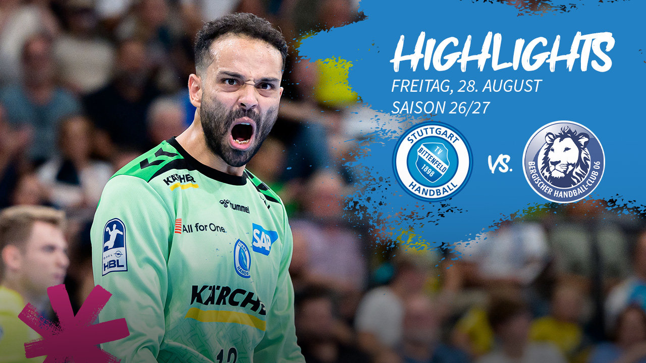 TVB Stuttgart vs. Bergischer HC – Highlights | OPEL HBL