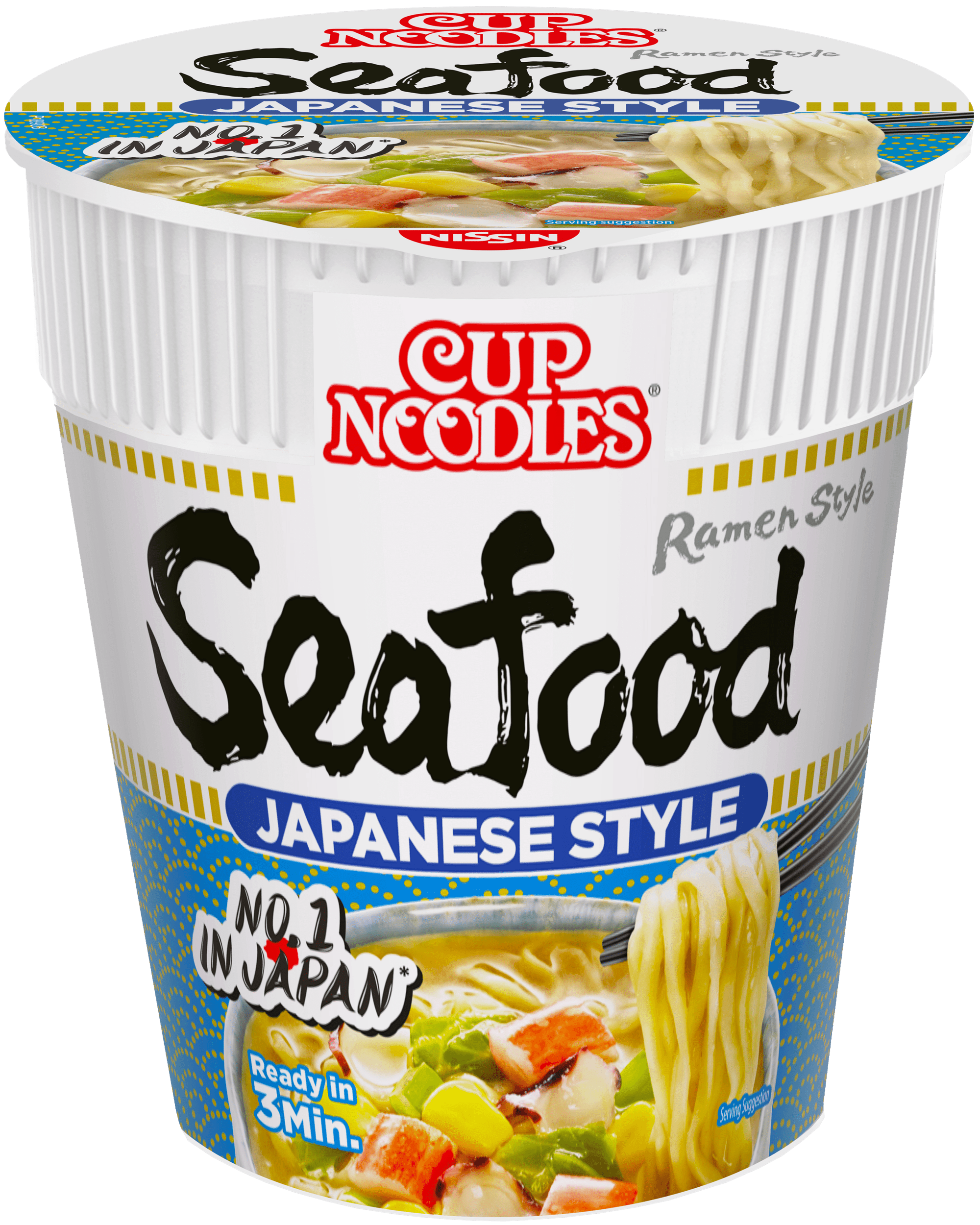 Nissin Cup Noodles Seafood Japanese