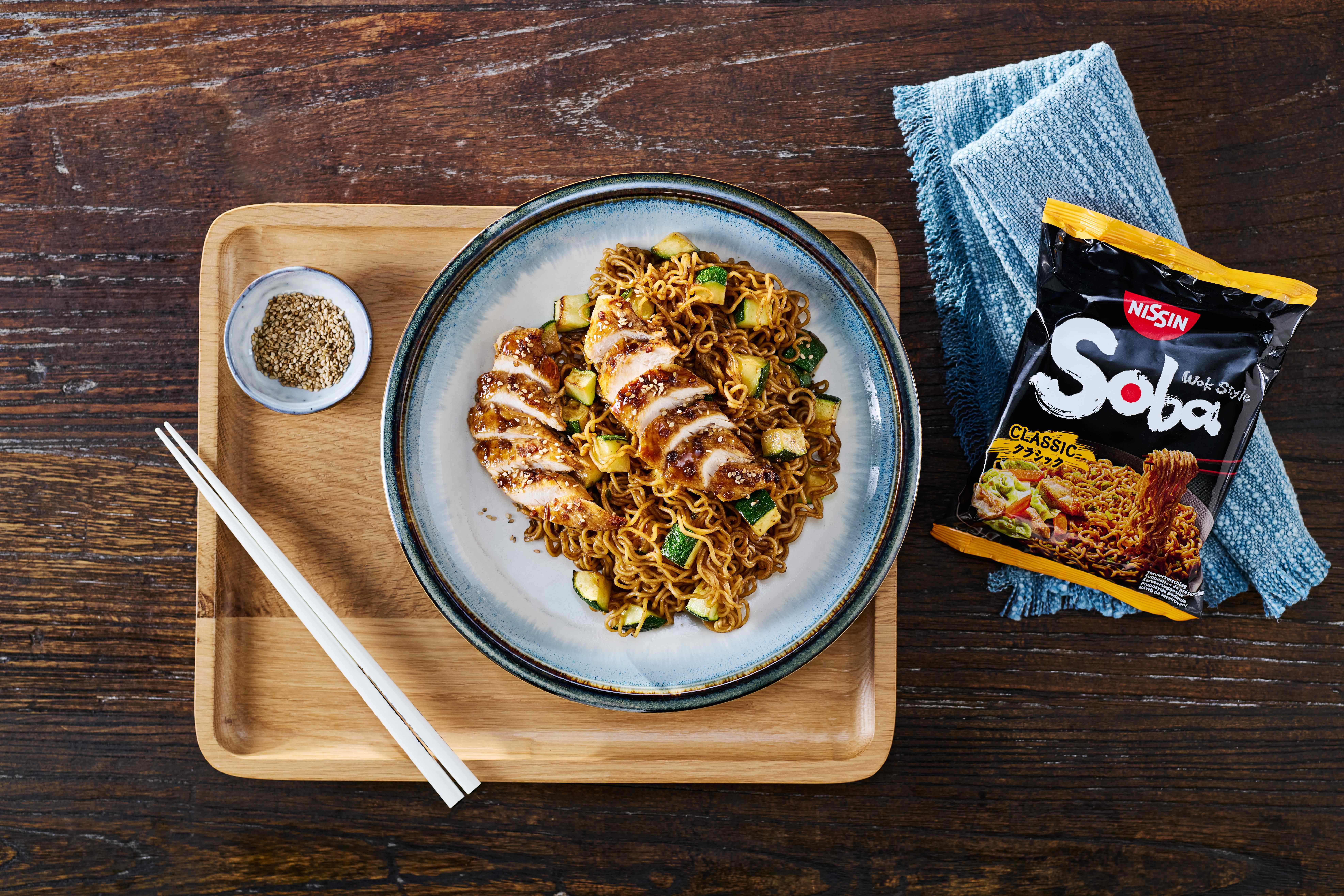Soba Bag Classic con pollo al sesamo e zenzero 