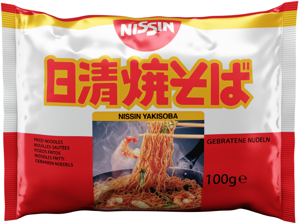 Yakisoba Wok Style noodles istantanei giapponesi Japan Bag Yakisoba Chicken Asian Ramen Express delizioso