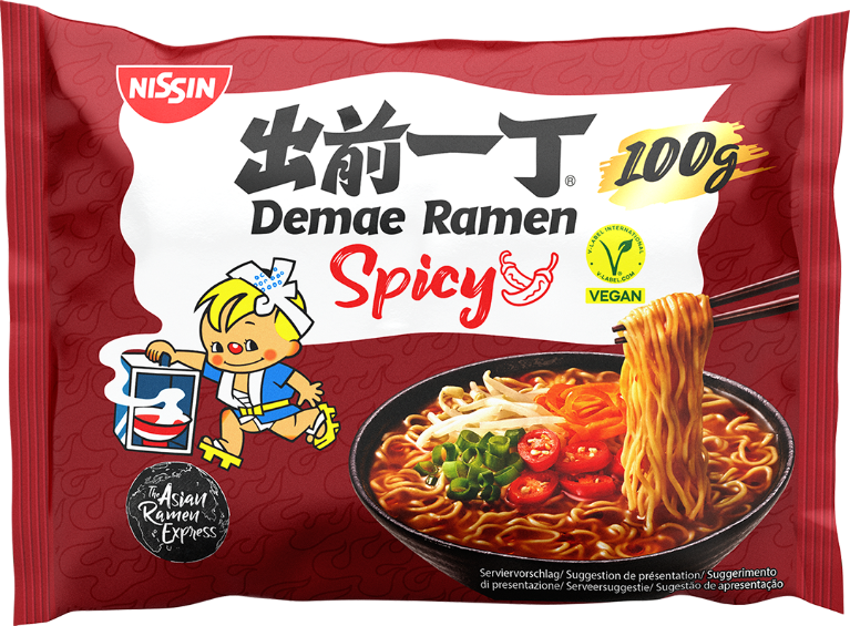 Demae Ramen zuppa di noodles istantanei giapponesi Bag Spicy Asian Ramen Express delizioso vegano