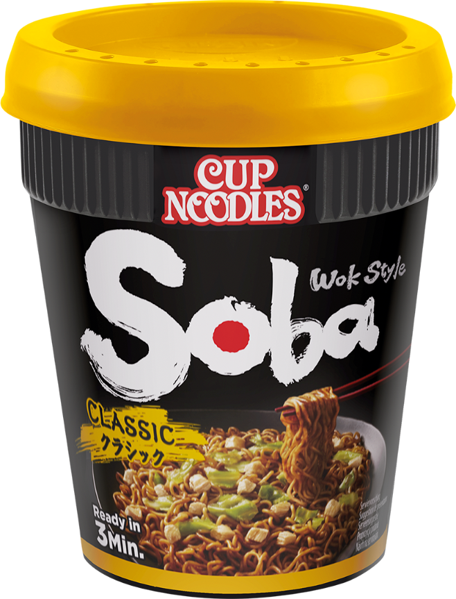 Cup Noodles Soba Wok Style fried japanese instant noodles Classic Flavour Asian Blast delicious 