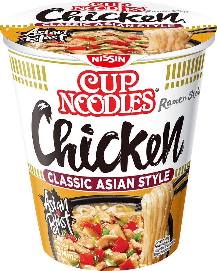 Cup Noodles Ramen Style japanese instant noodle soup Chicken Flavour Asian Blast delicious