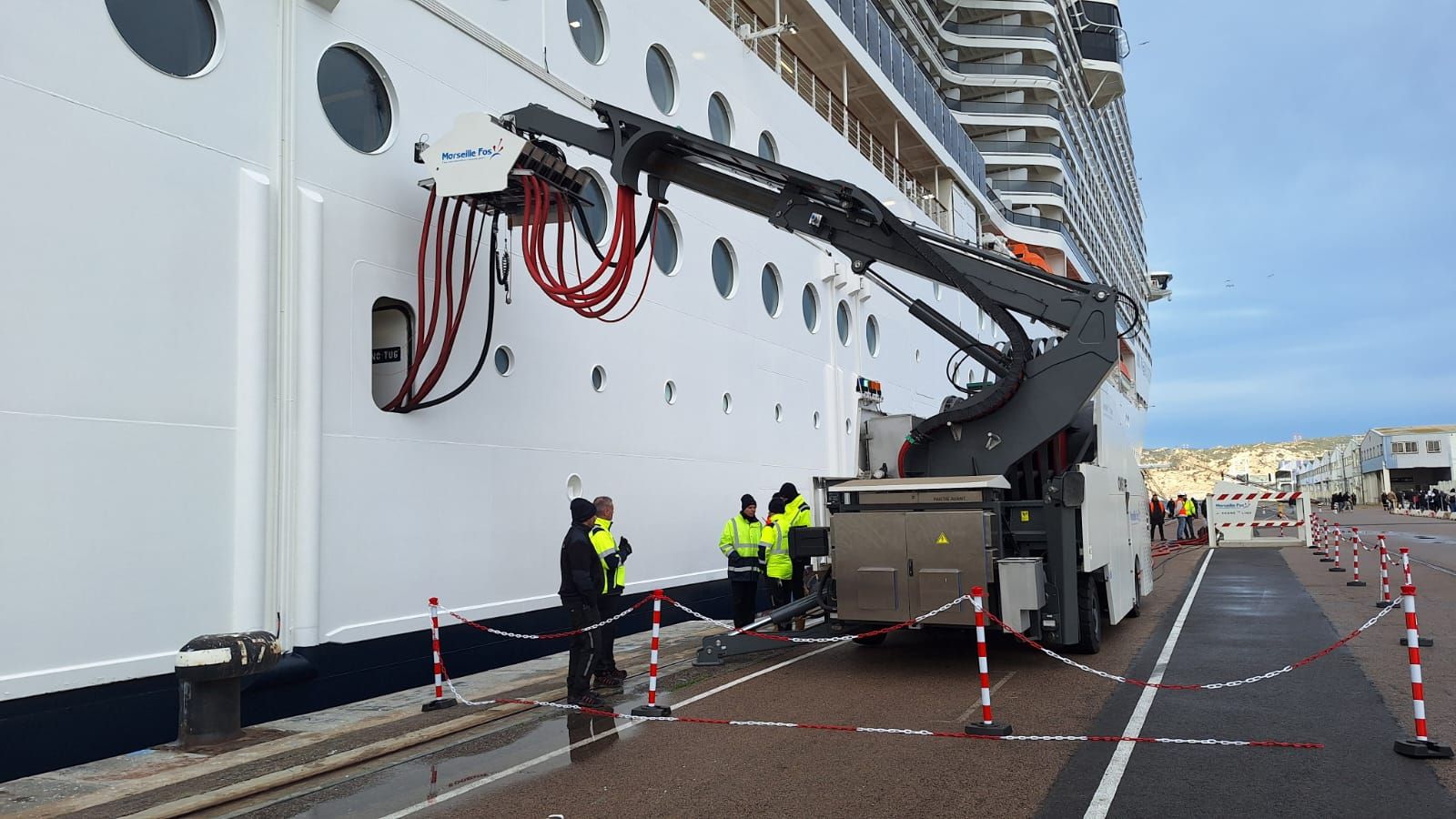 Port de Marseille Fos : 105 millions € investis et une première européenne en électrification à quai