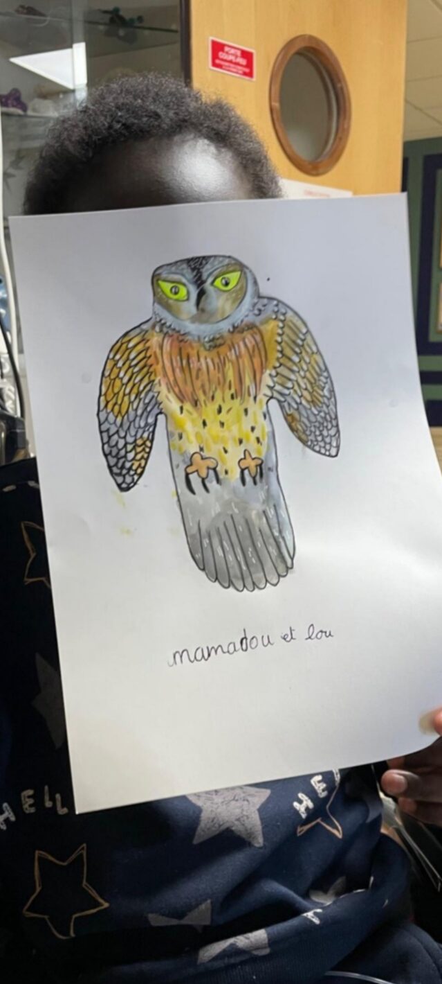 Œuvre de M., 8 ans