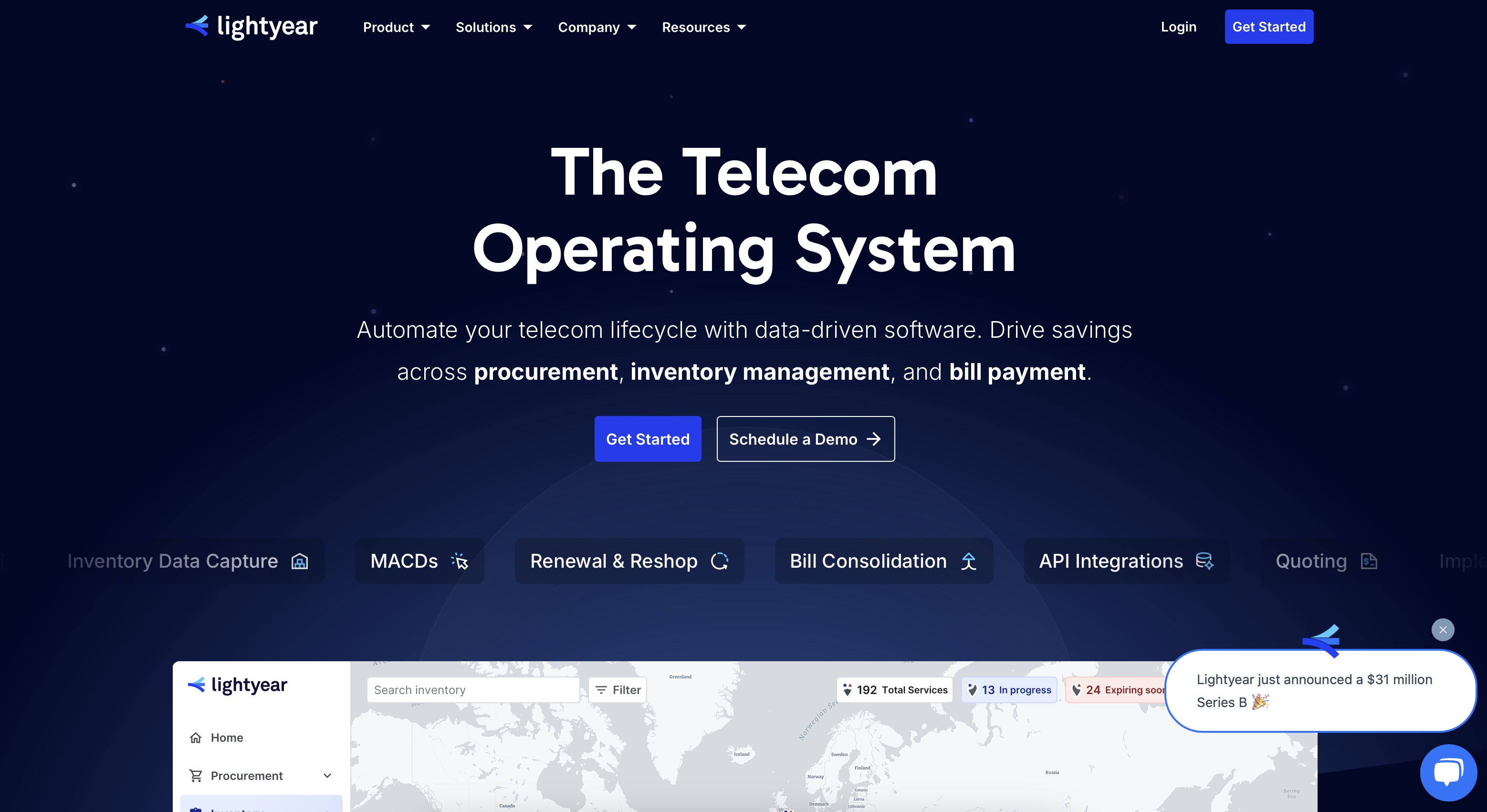 Lightyear.ai homepage