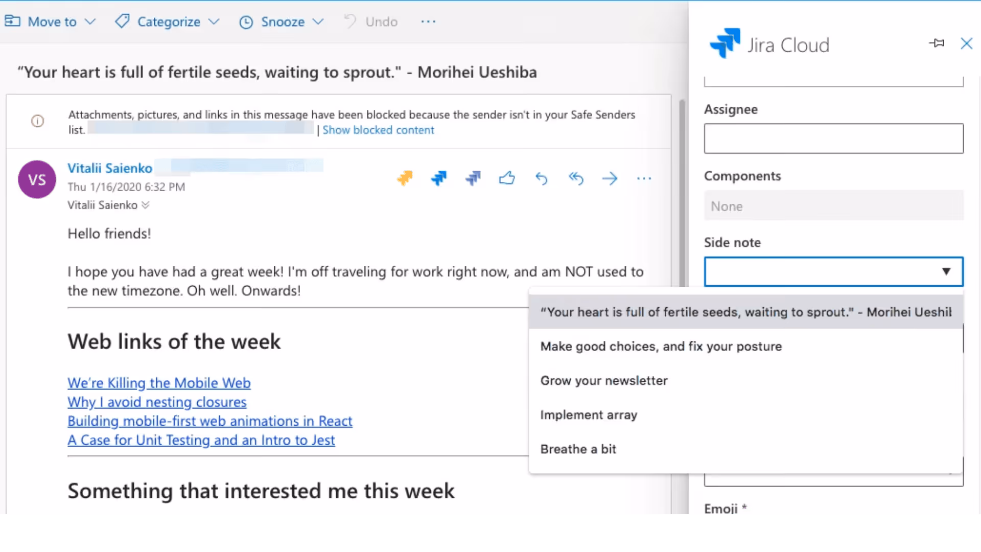 Add ins for outlook