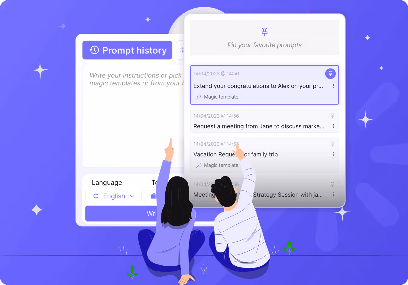 Streamline AI Email Writing with MailMaestro's Personalized Prompt History