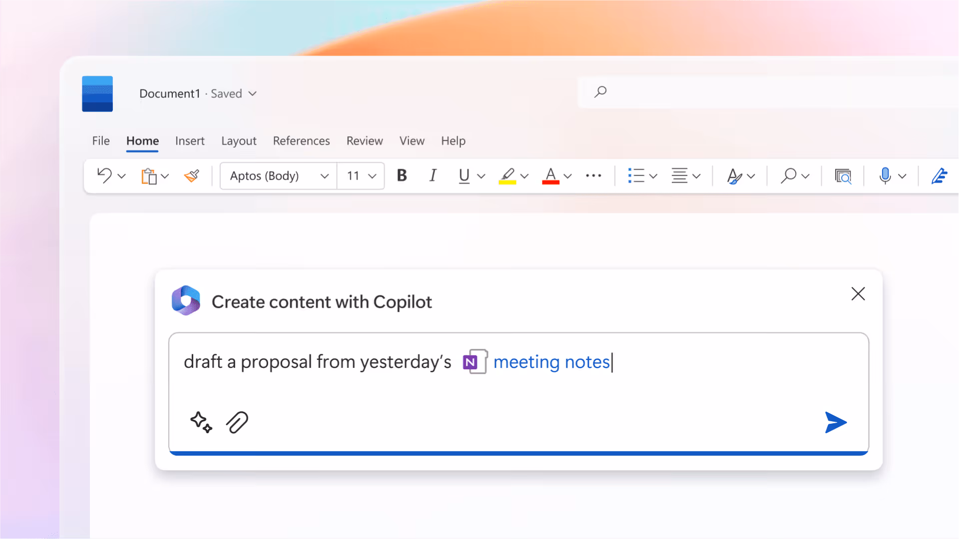 Copilot's AI virtual assistants help to created and edit Excel, Word and Powerpoint files