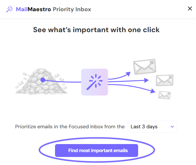 Sorting emails with MailMaestro