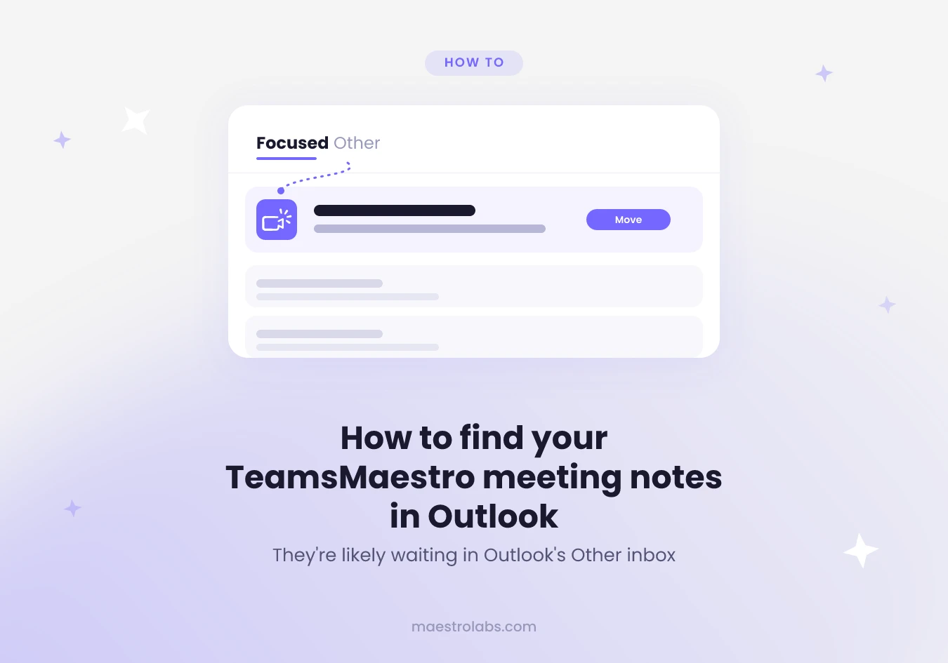 How to find your TeamsMaestro meeting notes in Outlook - Maestro Labs