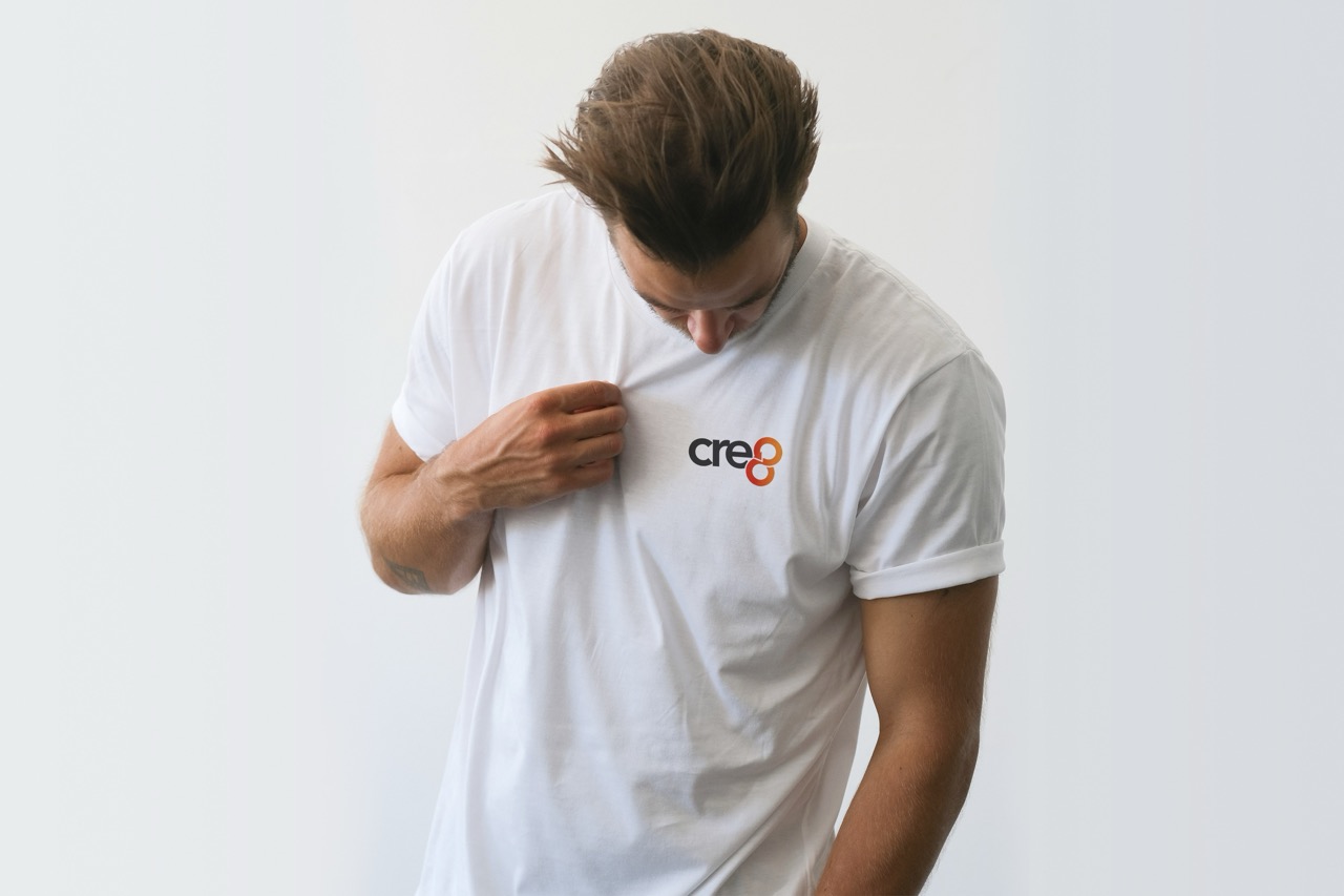 CRE8 upcycled tech accessories for Every Child Online, branding by Cold