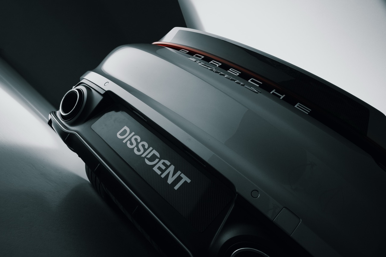Dissident Automotive carbon fibre diffuser, brand and web by Cold