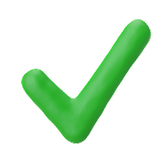Green checkmark